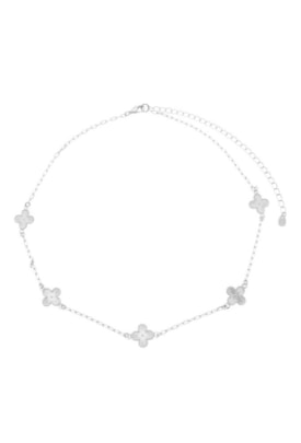 Produto CHOKER DELICADA DE TREVOS NO RÓDIO CH303-R