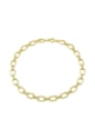 CHOKER ELOS CRAVEJADOS 40CM BANHADA A OURO CH396-O