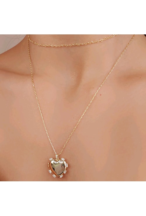 CHOKER ELOS DE CORAÇÃO CH168-O CHOKER ELOS DE CORAÇÃO CH168-O