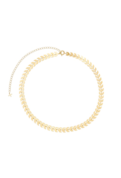 CHOKER ESCAMA DE PEIXE NO OURO CH158-O CHOKER ESCAMA DE PEIXE NO OURO CH158-O
