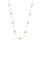 CHOKER ESFERAS DELICADA NO OURO CH375-O