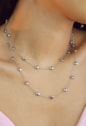 CHOKER ESFERAS DELICADA NO RÓDIO CH375-R