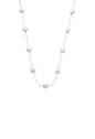 CHOKER ESFERAS DELICADA NO RÓDIO CH375-R