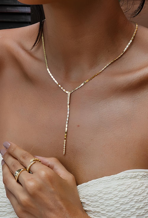 CHOKER GRAVATINHA INSPIRAÇÃO COBRA CRAVEJADO CH261-O