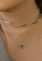 CHOKER INSÍRAÇÃO COM TREVO ESMALTADO ÔNIX CH359-R