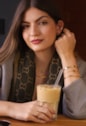CHOKER INSPIRAÇÃO COM TREVO ESMALTADO MARROM CH359-O