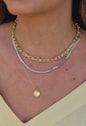 CHOKER INSPIRAÇÃO MODERNO DE ELOS PEQUENO CH305-O