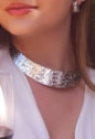 CHOKER MAXIMALISTA RÍGIDA TEXTURIZADA CH370-R