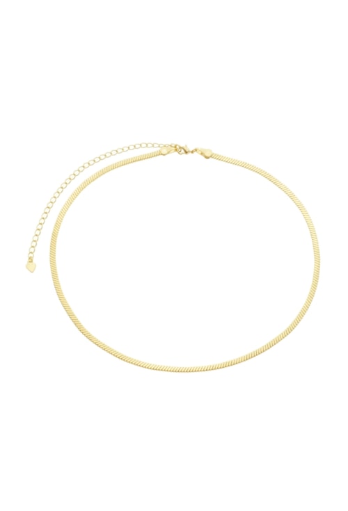 CHOKER MINIMALISTA DE FITA NO OURO CH267-O