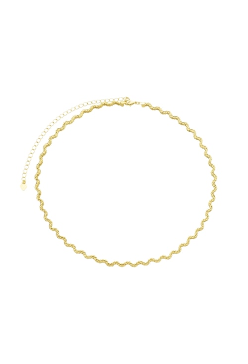 CHOKER ONDULADA NO OURO CH266-O