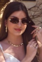 CHOKER ORGÂNICA MARTELADA NO OURO CH369-O