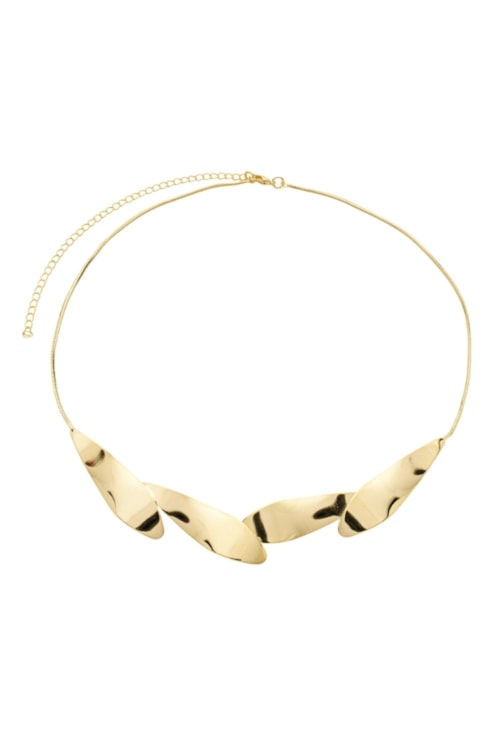 CHOKER ORGÂNICA MODERNA NO OURO CH362-O