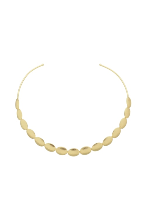 CHOKER OVAL DE ARO TEXTURIZADA NO OURO CH275-O CHOKER OVAL DE ARO TEXTURIZADA NO OURO CH275-O