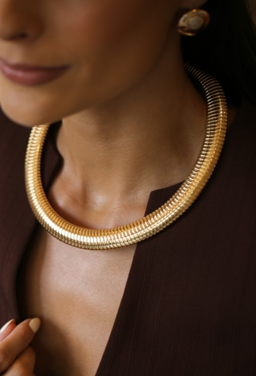 CHOKER RÍGIDA REDONDA CH386-O