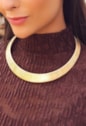 CHOKER RÍGIDA TEXTURIZADA CH385-O