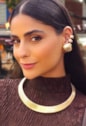 CHOKER RÍGIDA TEXTURIZADA CH385-O