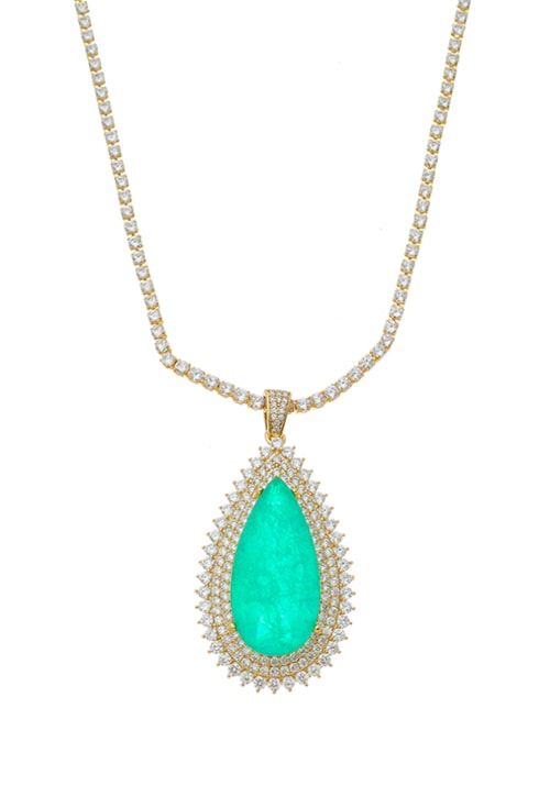 CHOKER RIVIERA DE GOTA TURMALINA FUSION CRAVEJADA CH209-O CHOKER RIVIERA DE GOTA TURMALINA FUSION CRAVEJADA CH209-O