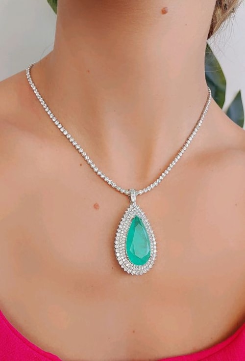 CHOKER RIVIERA DE GOTA TURMALINA FUSION CRAVEJADA CH209-R