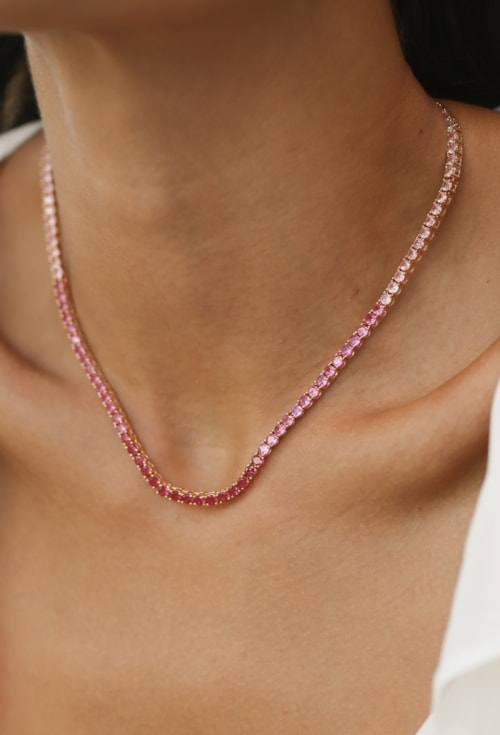 CHOKER RIVIERA DEGRADÊ OURO 18K 10 MILÉSIMOS CH387-O