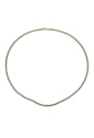 CHOKER RIVIERA ESMERALDA QUE NÃO VIRA DE 2,5MM CH206-O