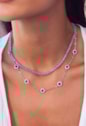 CHOKER RIVIERA TANZANITA RÓDIO CH387-R