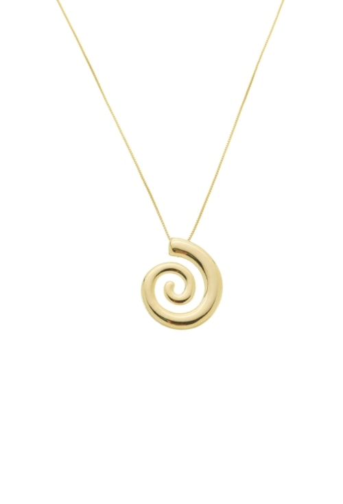 COLAR CARACOL NO OURO CO722-O