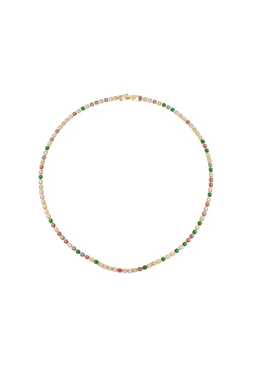 COLAR COLORIDO RIVIERA QUE NÃO VIRA DE 3MM CO420-O COLAR COLORIDO RIVIERA QUE NÃO VIRA DE 3MM CO420-O