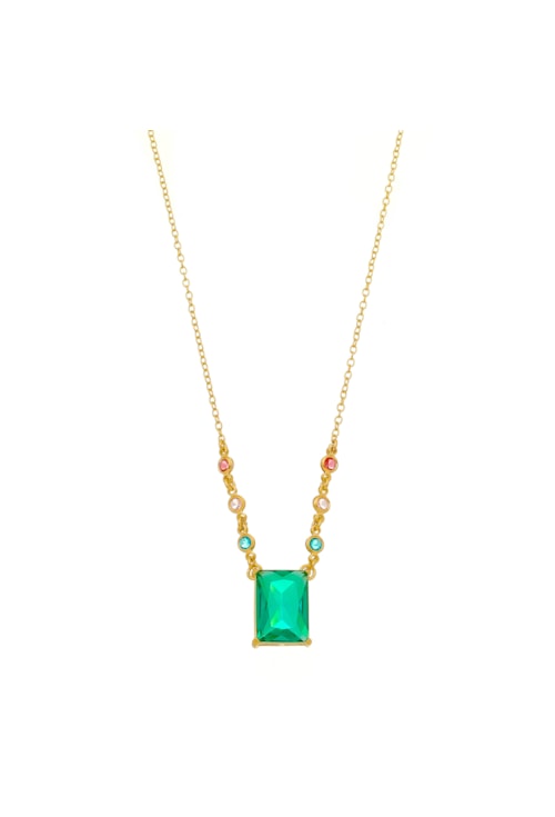 COLAR COLORS COM CRISTAL TURMALINA CO300-O