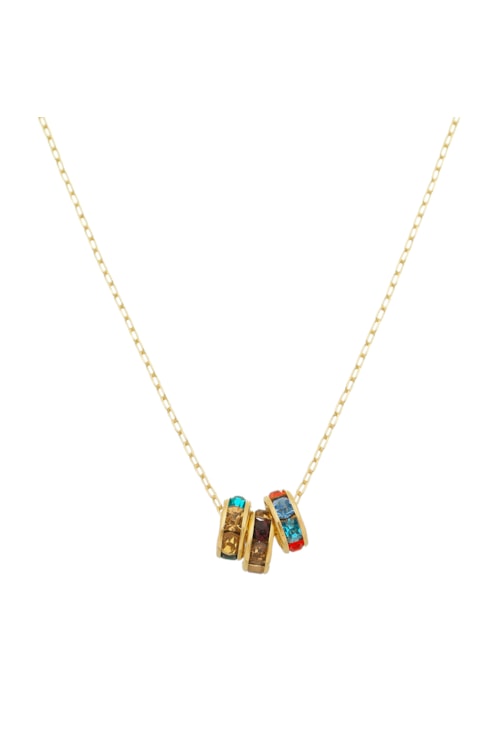 COLAR COM ARO COM ZIRCÔNIA COLORS CO239-O