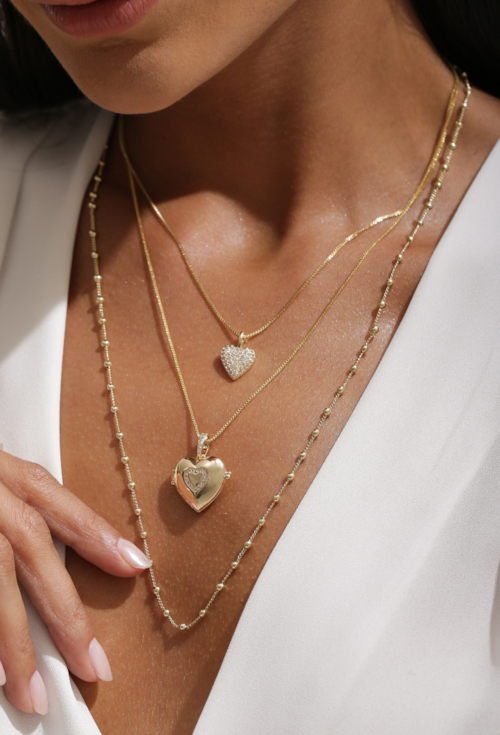 COLAR COM BOLINHAS BANHADO A OURO CO906-O