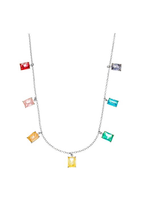 COLAR COM CRISTAIS COLORS NO RÓDIO CO377-R