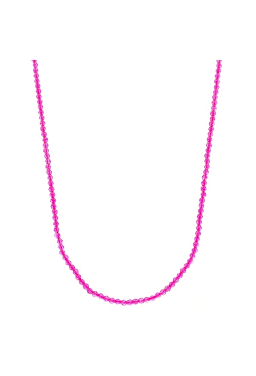 COLAR COM CRISTAIS FÚCSIA CO502-O COLAR COM CRISTAIS FÚCSIA CO502-O