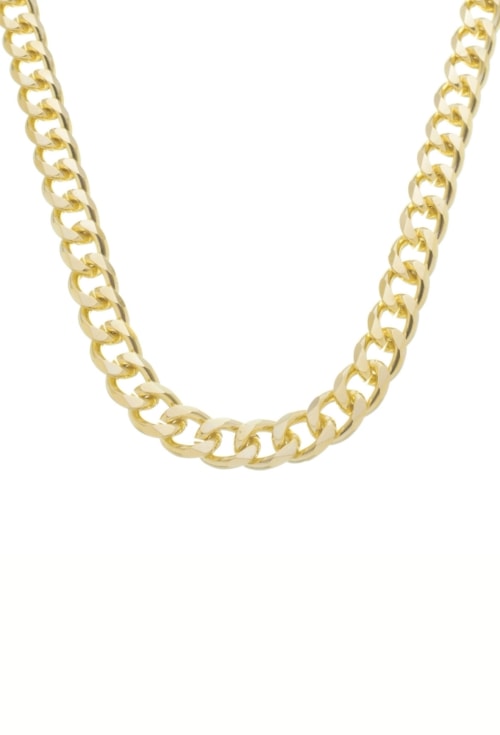 COLAR COM ELOS GRUMET NO OURO CO653-O COLAR COM ELOS GRUMET NO OURO CO653-O