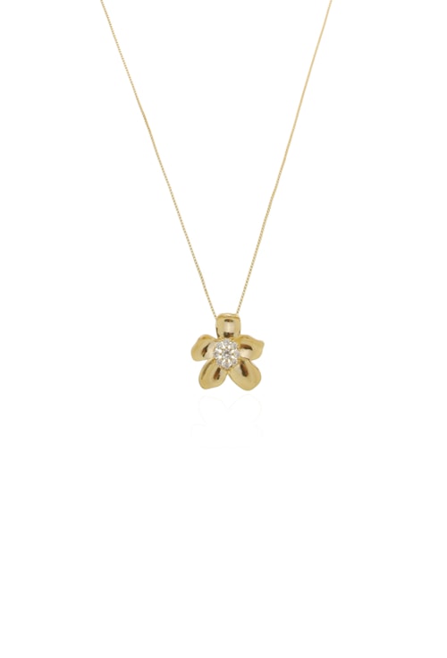 COLAR COM FLOR CRAVEJADA CO731-O