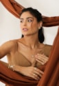 COLAR COM FLOR CRAVEJADA CO731-O