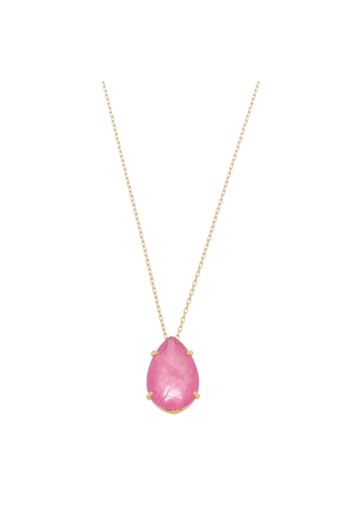 COLAR COM GOTA FÚCSIA FUSION CO461-O