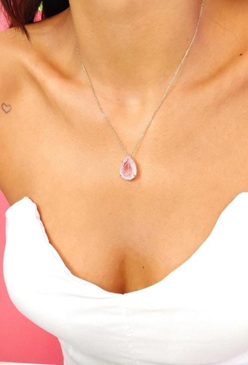 COLAR COM GOTA KUNZITA FUSION CO461-O