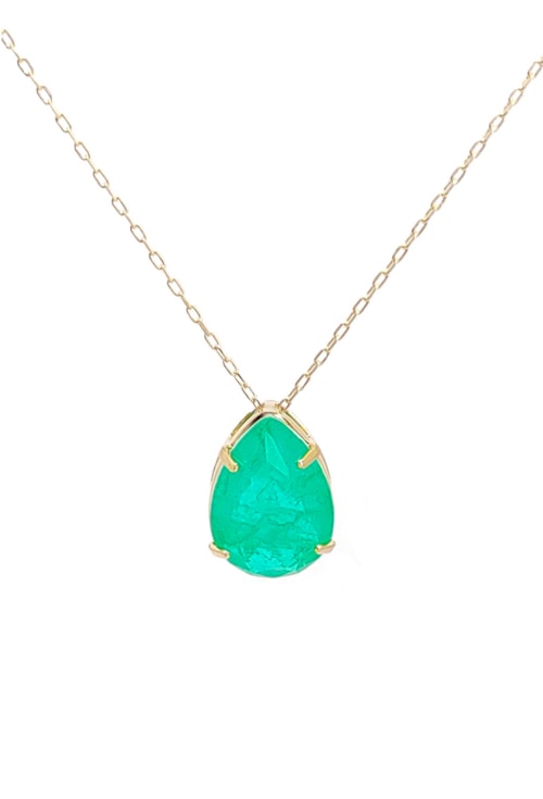 COLAR COM GOTA TURMALINA PARAÍBA FUSION CO461-O COLAR COM GOTA TURMALINA PARAÍBA FUSION CO461-O
