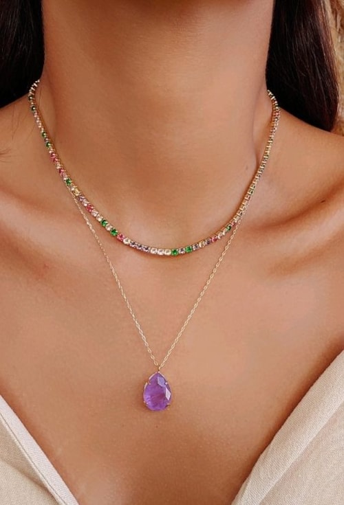 COLAR COM GOTA ULTRA VIOLET FUSION CO461-O