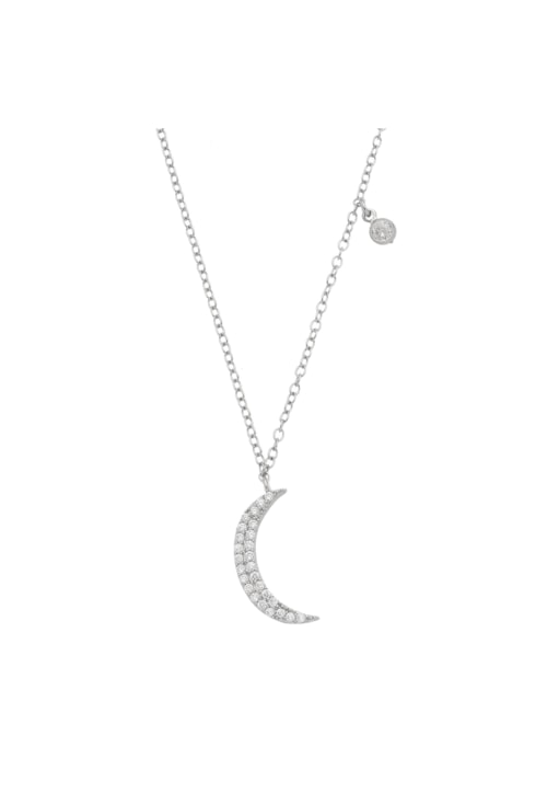 COLAR COM MEIA LUA E ZIRCÔNIAS CO394-R