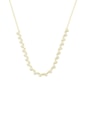 COLAR COM PEDRAS REDONDAS OURO CO898-O