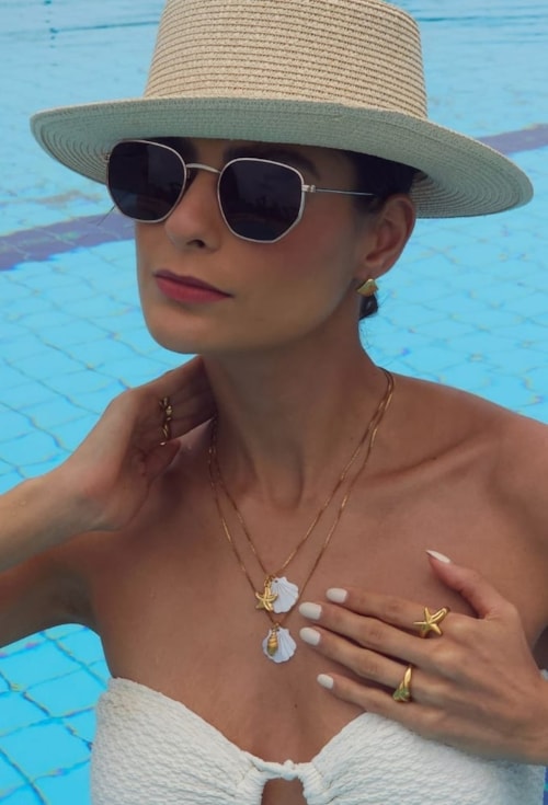 COLAR CONCHA MADREPEROLA COM ESTRELA DO MAR CO822-AD COLAR CONCHA MADREPEROLA COM ESTRELA DO MAR CO822-AD