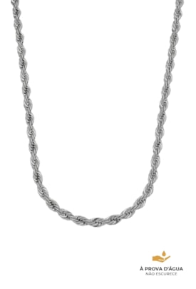 Produto COLAR CORDÃO BAIANO INOX CO670-A