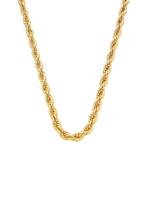 COLAR CORDÃO BAIANO MÉDIO OURO 6MM CO875-O