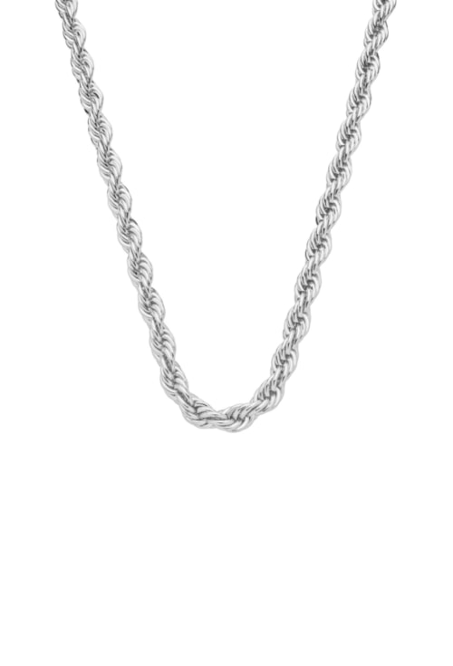 COLAR CORDÃO BAIANO MÉDIO RÓDIO 6MM CO875-R