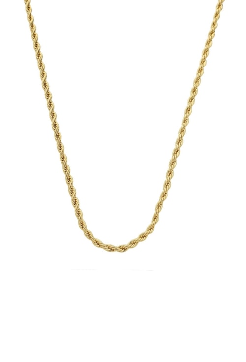 COLAR CORDÃO BAIANO TORCIDO FIO MÉDIO DOURADO CO812-AD
