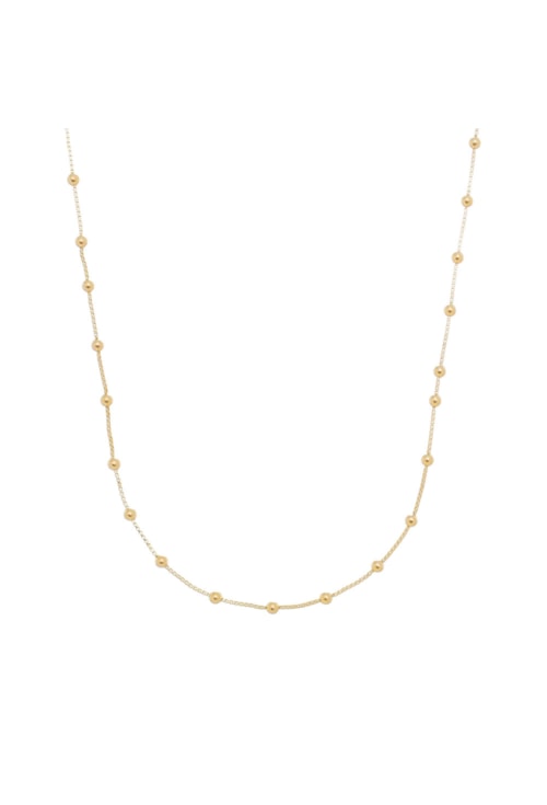 COLAR DE BOLINHAS NO OURO CO413-O COLAR DE BOLINHAS NO OURO CO413-O