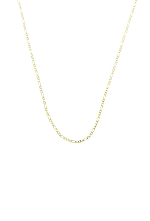 COLAR DE CORRENTE FÍGARO NO OURO CO691-O COLAR DE CORRENTE FÍGARO NO OURO CO691-O