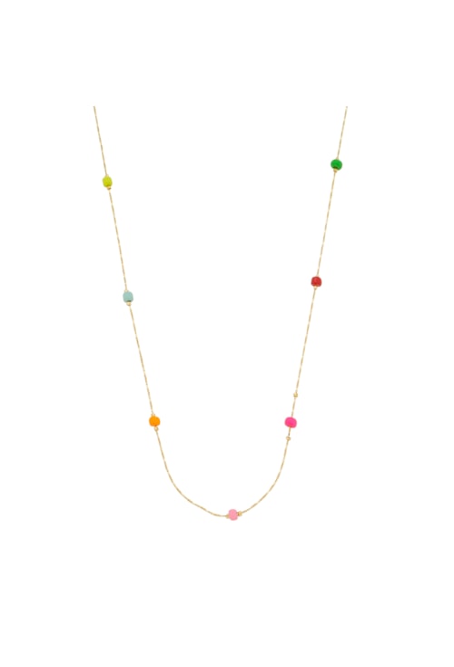 COLAR DE CRISTAIS COLORIDAS CO410-O