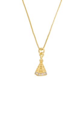 Produto COLAR DE NOSSA SENHORA CRAVEJADO CO571-O